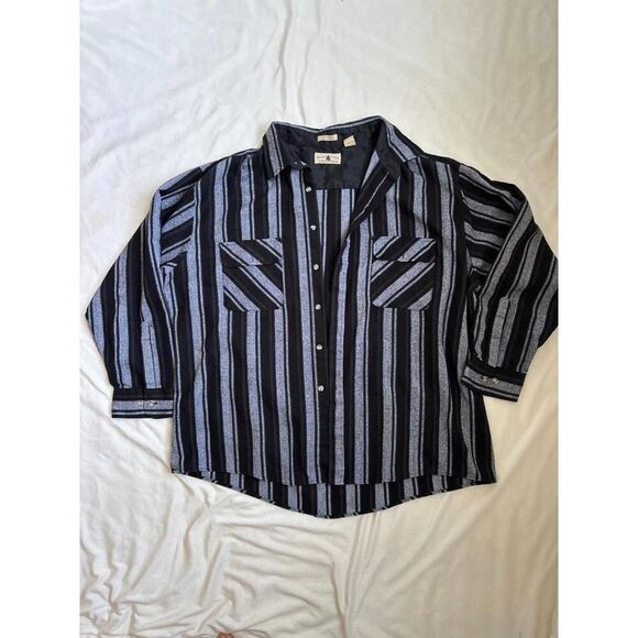 Vintage Northwest Territory Button Down 2XL men’s woven grey black - Picture 1 of 6